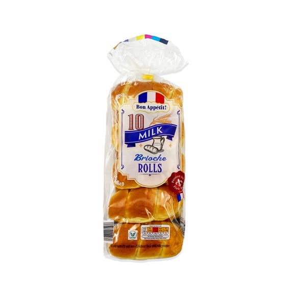 10 Milk Brioche Rolls 350g Bon Appetit!